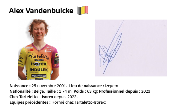 Alex vandenbulcke 2024