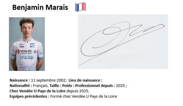 Benjamin marais 2025