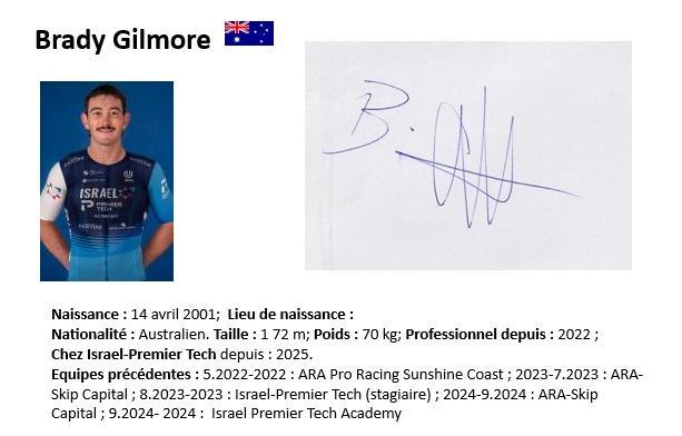 Brady gilmore 2025