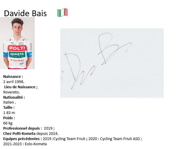 Davide bais 2024