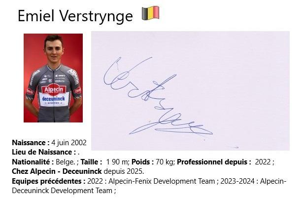 Emiel verstrynge 2025