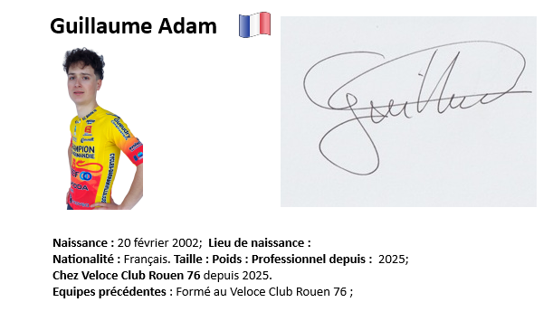 Guillaume adam 2025