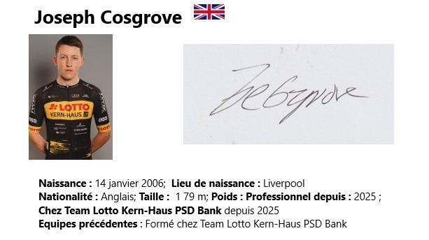 Joseph cosgrove 2025