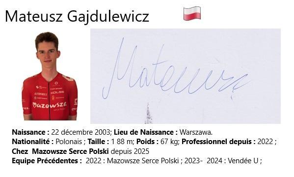 Mateusz gajdulewicz 2024