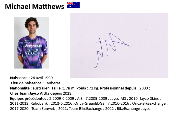 Michael matthews 2024 n2