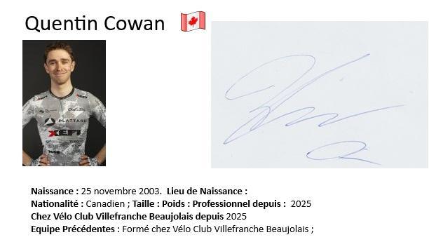 Quentin cowan 2025