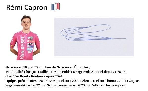 Remi capron 2024