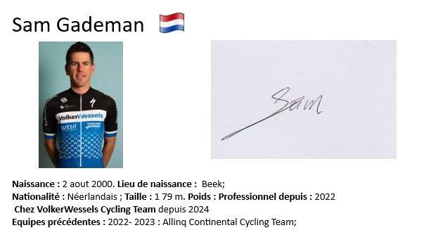 Sam gademan 2024