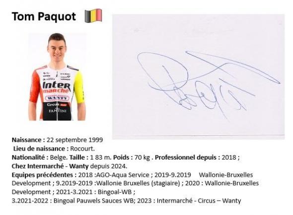 Tom paquot 2024